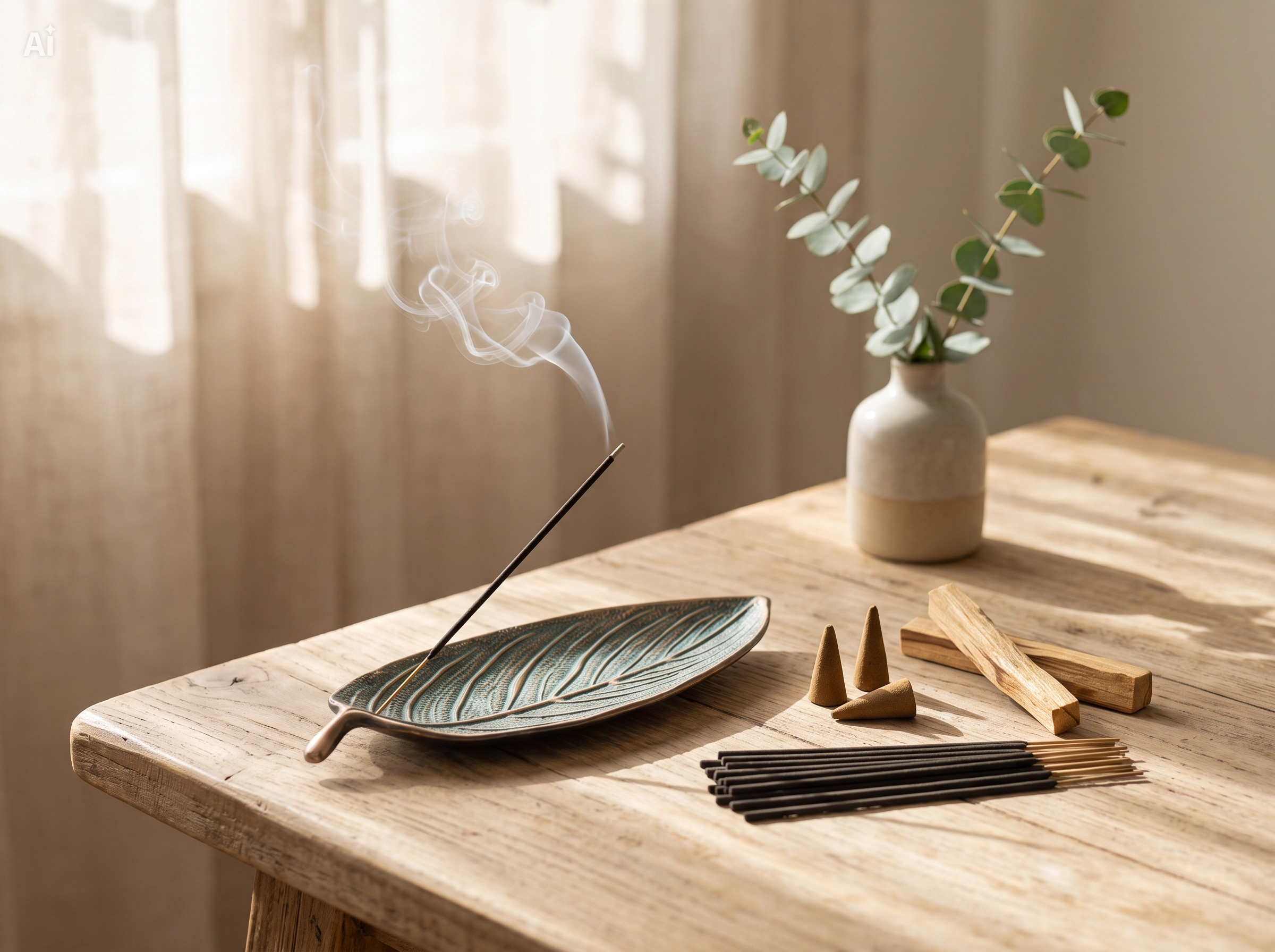 Leaf Incense Burner + Free Gifts – 10″ Aluminum Dish 2 Leaf Incense Burner + Free Gifts – 10″ Aluminum Dish - Image 2