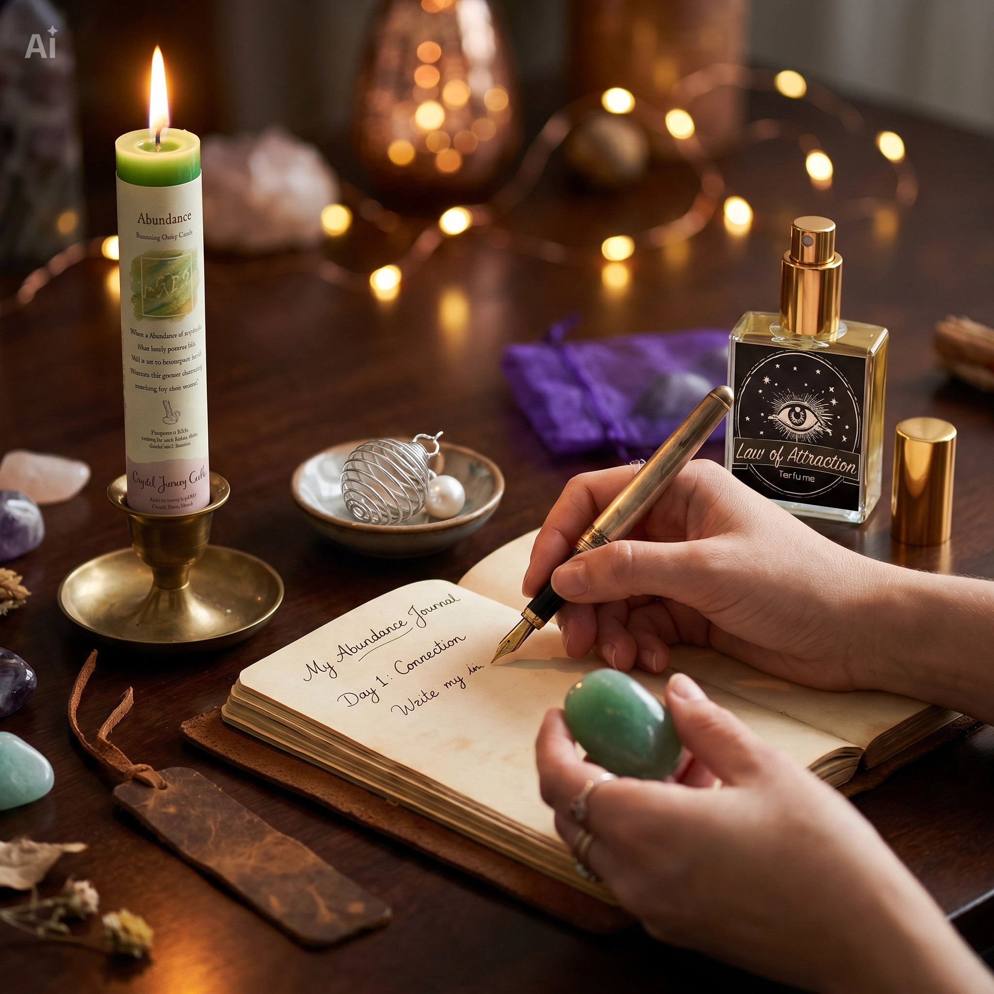 ✨ Attraction Triple Threat Ritual Kit | Manifest Abundance & Positive Energy 3 Manifestation journal and ritual supplies for setting intentions and attracting abundance