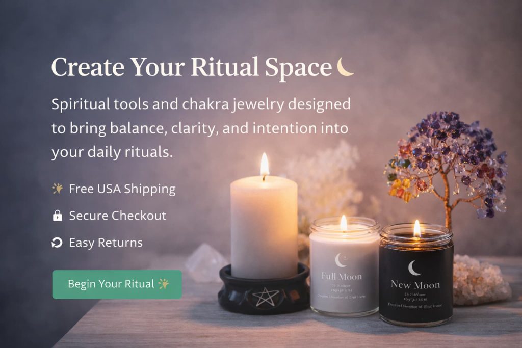 How to Set Up a Moon Ritual Space (Beginner Guide That Actually Works) 10 DC Shop -Chakra