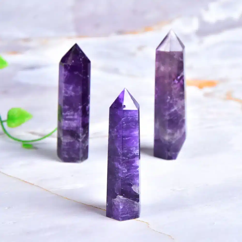 Natural Amethyst Point Crystal Healing Energy Stone Natural Quartz Home Decor Reiki Polished Crafts 50-80mm Stone Carved 1PC 2 Natural Amethyst Point Crystal Healing Energy Stone Natural Quartz Home Decor Reiki Polished Crafts 50-80mm Stone Carved 1PC - Image 2