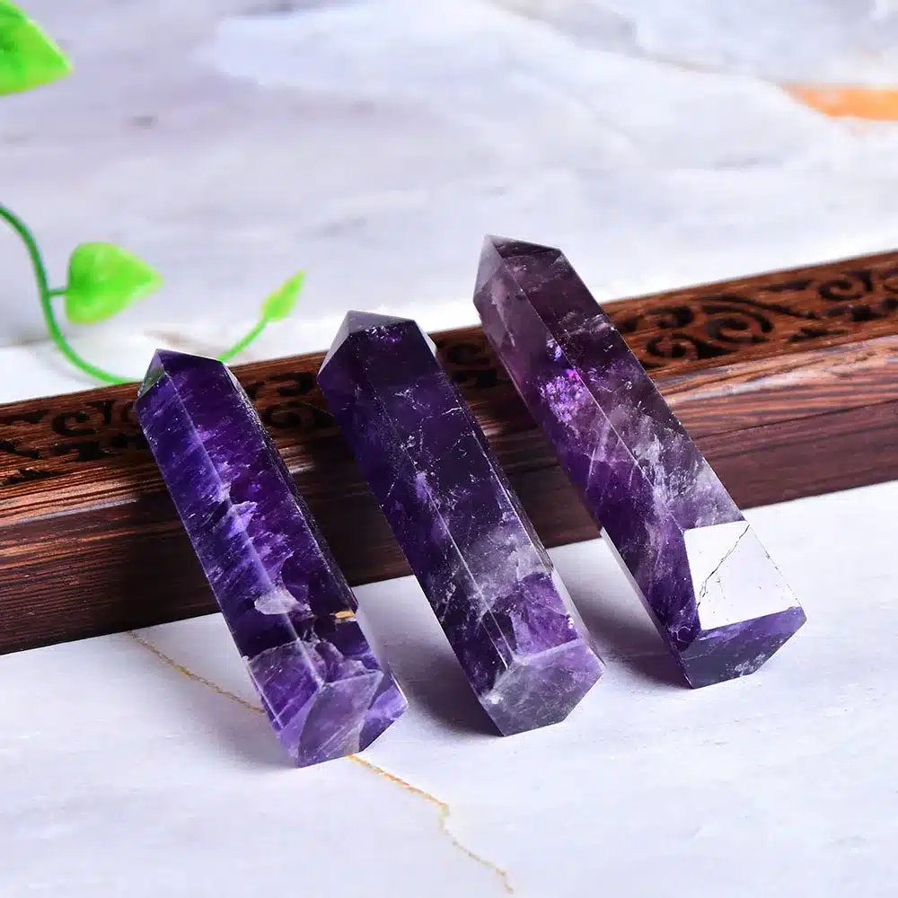 Natural Amethyst Point Crystal Healing Energy Stone Natural Quartz Home Decor Reiki Polished Crafts 50-80mm Stone Carved 1PC 6 Natural Amethyst Point Crystal Healing Energy Stone Natural Quartz Home Decor Reiki Polished Crafts 50-80mm Stone Carved 1PC - Image 6