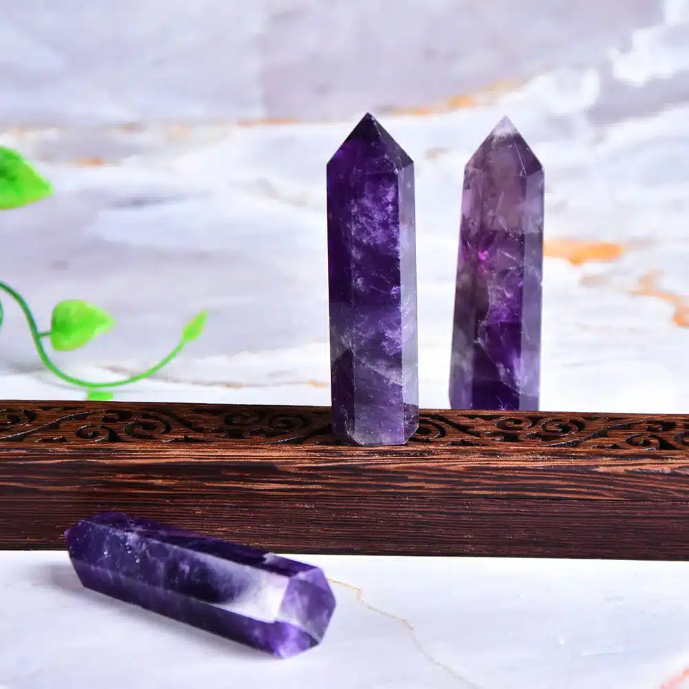 Natural Amethyst Point Crystal Healing Energy Stone Natural Quartz Home Decor Reiki Polished Crafts 50-80mm Stone Carved 1PC 3 Natural Amethyst Point Crystal Healing Energy Stone Natural Quartz Home Decor Reiki Polished Crafts 50-80mm Stone Carved 1PC - Image 3