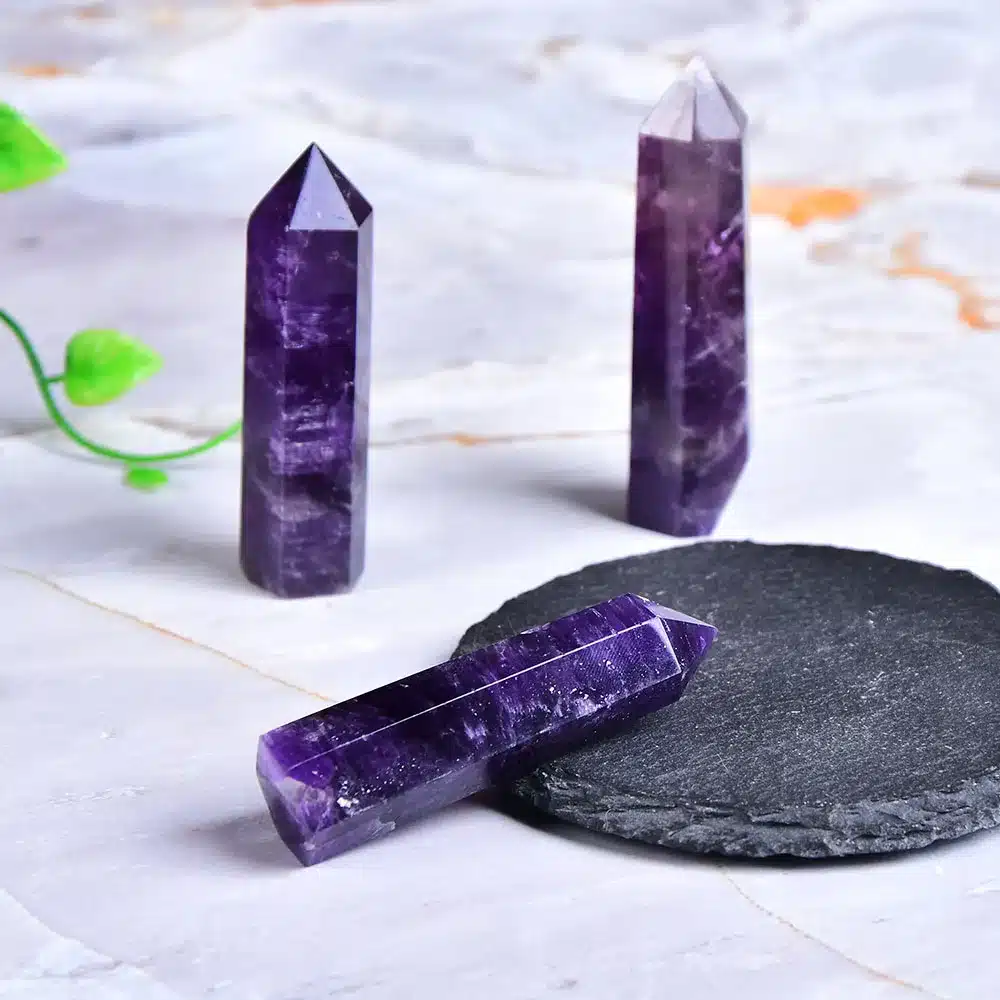 Natural Amethyst Point Crystal Healing Energy Stone Natural Quartz Home Decor Reiki Polished Crafts 50-80mm Stone Carved 1PC 5 Natural Amethyst Point Crystal Healing Energy Stone Natural Quartz Home Decor Reiki Polished Crafts 50-80mm Stone Carved 1PC - Image 5