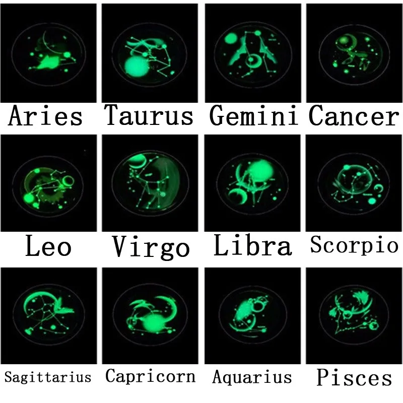 1pc Retro Glow-in-the-Dark Zodiac Moon Pendant Necklace Vintage Zinc Alloy Glass Accents Adjustable Chain for Women Gift Jewelry 2 1pc Retro Glow-in-the-Dark Zodiac Moon Pendant Necklace Vintage Zinc Alloy Glass Accents Adjustable Chain for Women Gift Jewelry - Image 2