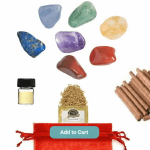 Chakra healing kit with incense