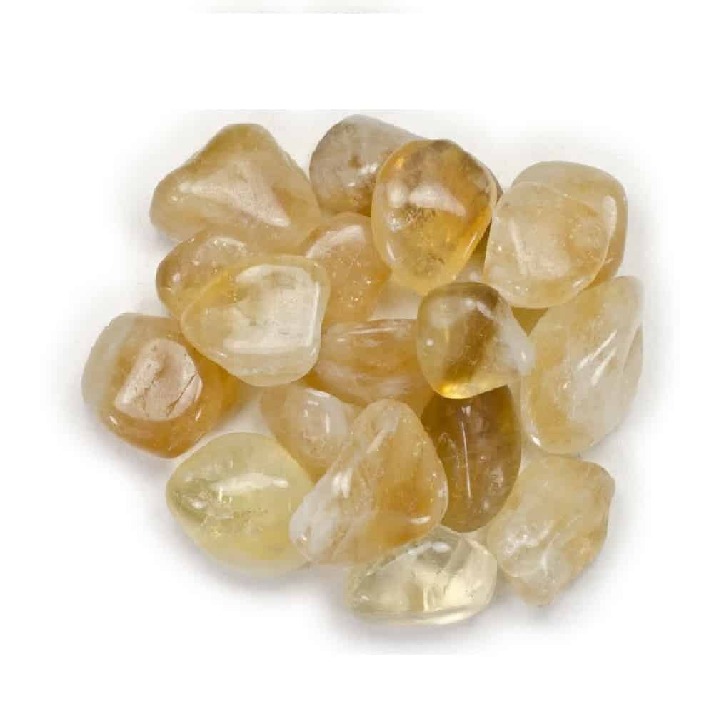 citrine tumble stone