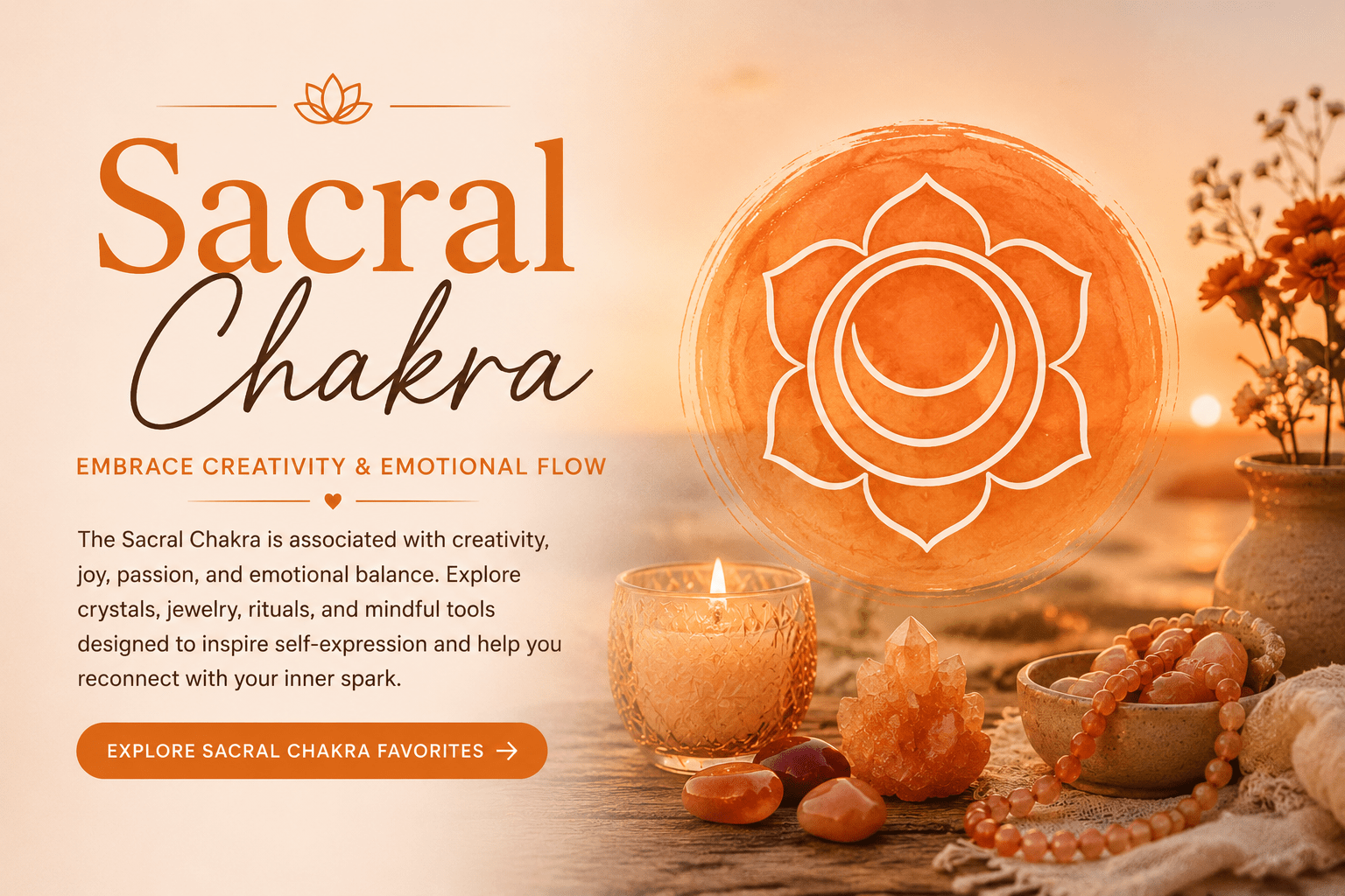 Sacral chkra image and color
