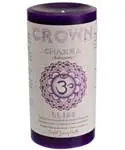 Crown Chakra Pillar Candle 3" X 6"