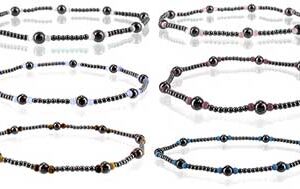 Magnetic Hematite Anklet