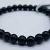 6mm Black Tourmaline Crystal Bracelet