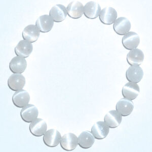 8mm Selenite Crystal Bracelet