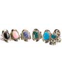Stone Adjustable Ring (Various)