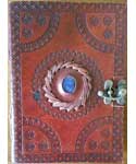 5 x 7 God's Eye Embossed Leather Journal With Latch