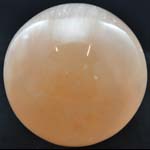2in-3in Orange Selenite Gazing Ball