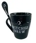 4-Inch Witches Brew Mug & Spoon Set