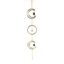 Triple Moon Wreath with Stones