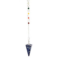 6-Sided Sodalite Chakra Pendulum