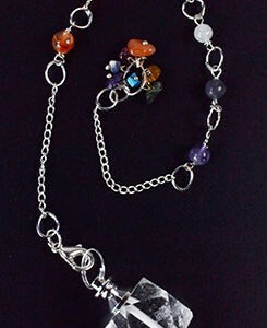 Clear Quartz Chakra Pendulum