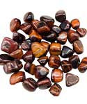 Red Tiger's Eye Tumbled Stones — 1 lb