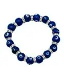 8mm Blue Evil Eye Bracelet