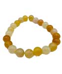 8mm Yellow Jade Bracelet