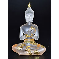 Buddha Clear & Gold Statue