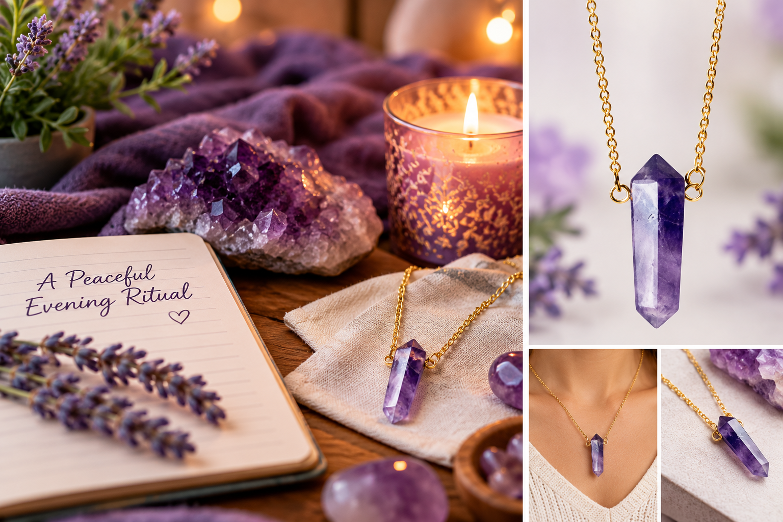 Amethyst Evening Ritual Pendant