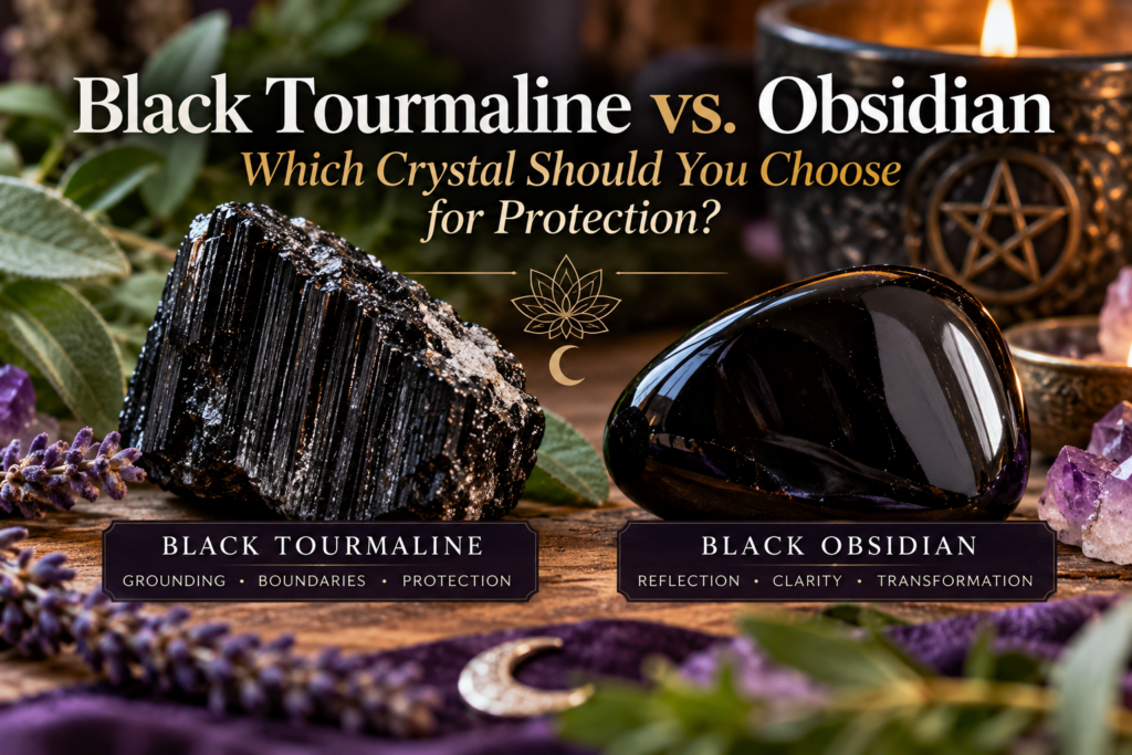 Black-Tourmaline-vs.-Obsidian_-Crystal