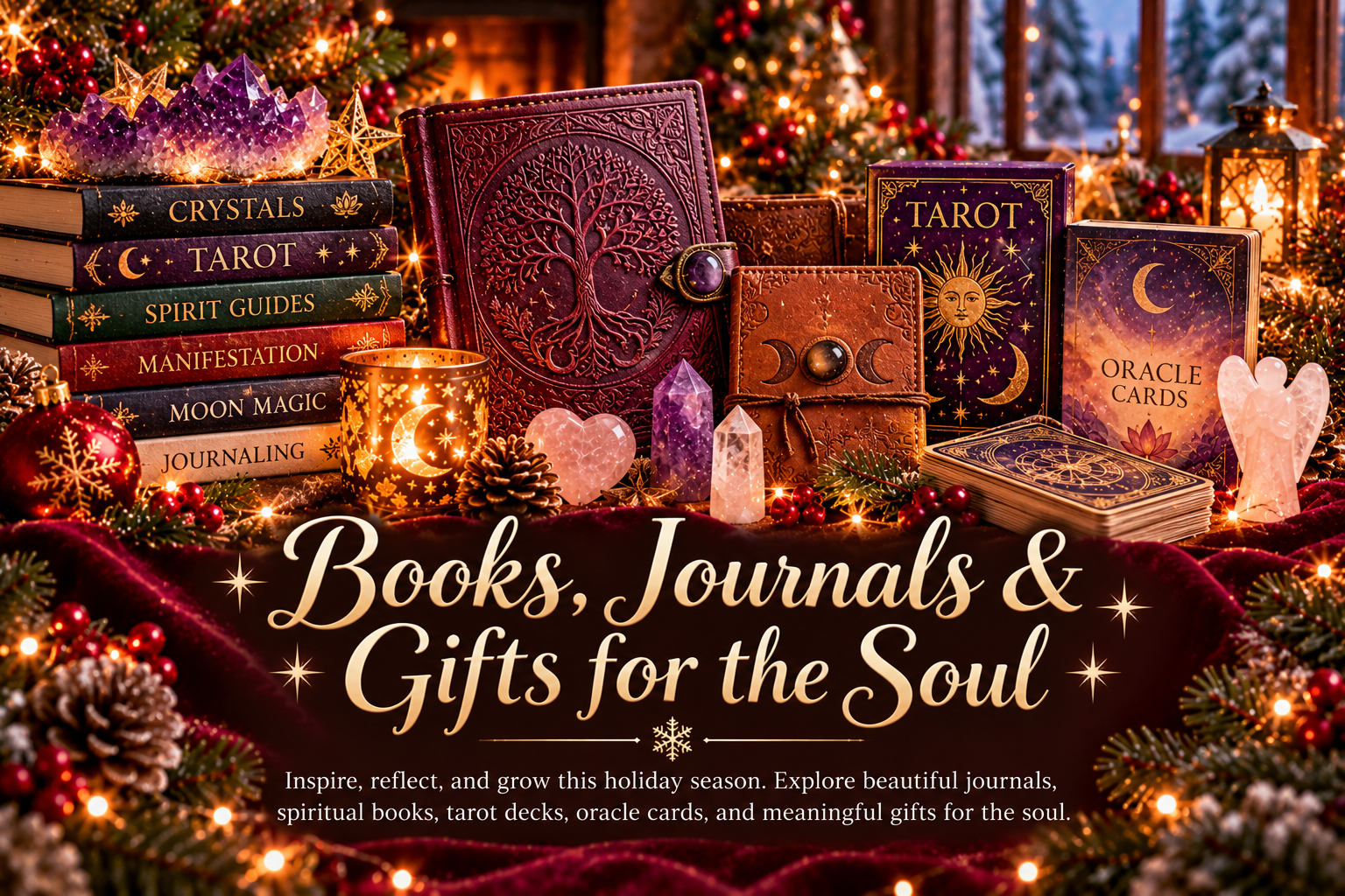 Christmas Gifts & Winter Magic 6 Books Journals Gifts for the Soul