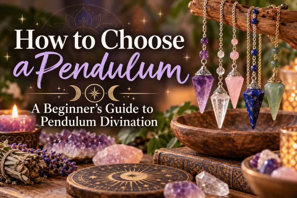 How to Start a Simple Tarot Ritual for Self-Reflection (Even If You're a Beginner)” 7 How to Choose a Pendulum Beginners Guide 1024x683 1