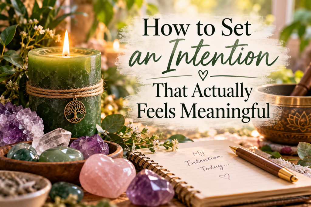 How to Start a Simple Tarot Ritual for Self-Reflection (Even If You're a Beginner)” 6 How to Set a Meaningful Intention 1024x683 1