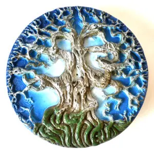 Just Arrived 7 Blue Tree of Life Incense Burner