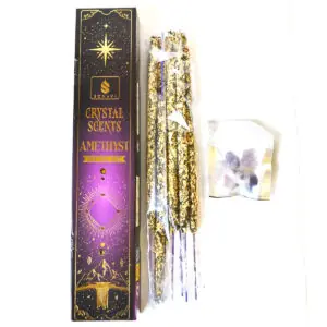 Just Arrived 5 Incense & Amethyst Chips 8-Pack