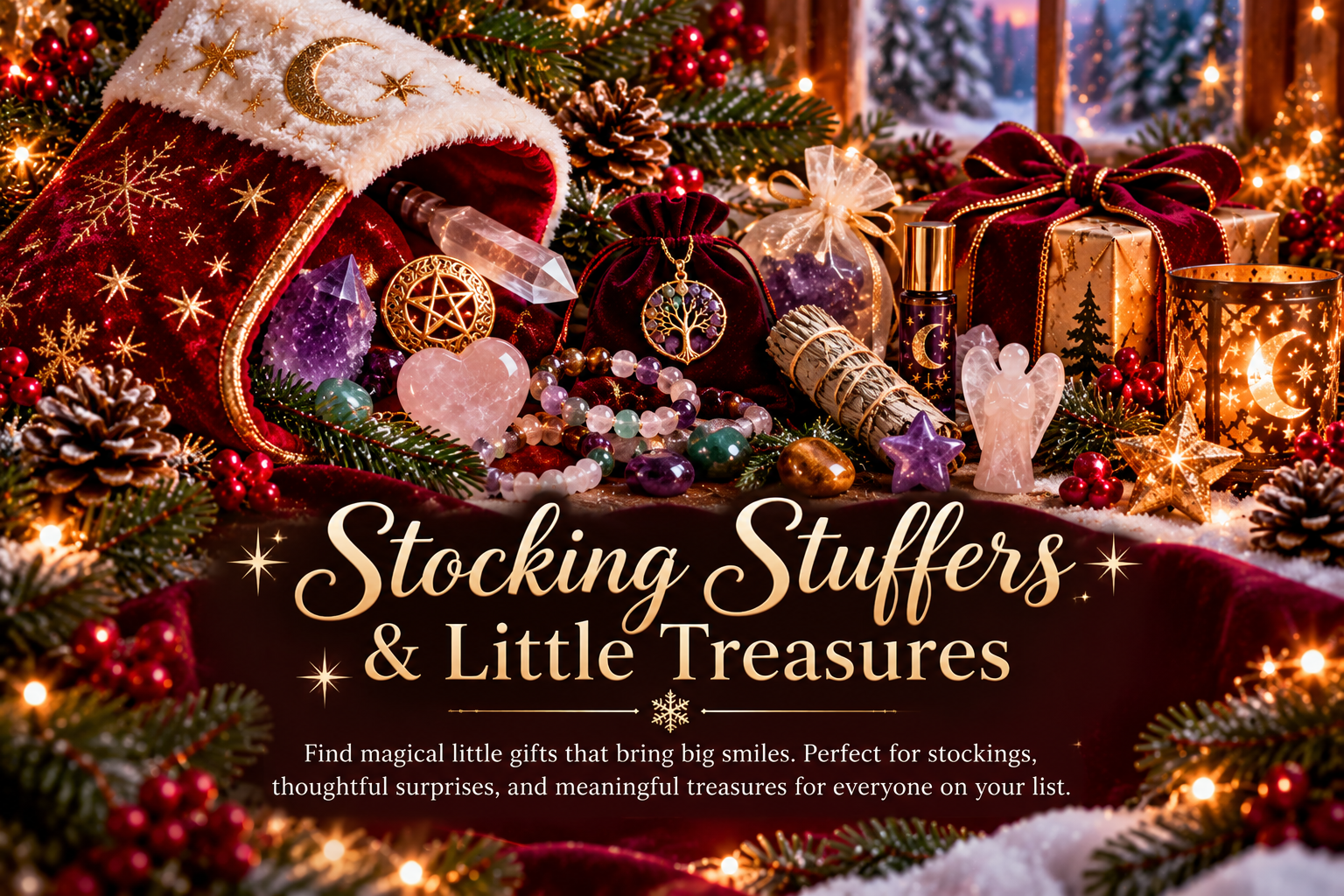 Christmas Gifts & Winter Magic 4 Stocking Stuffers Little Treasures